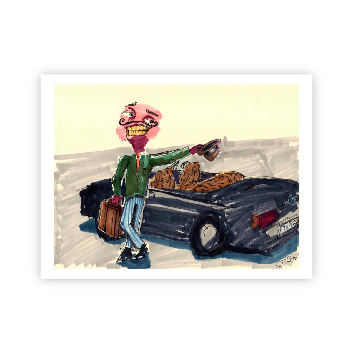 "Topless" Print