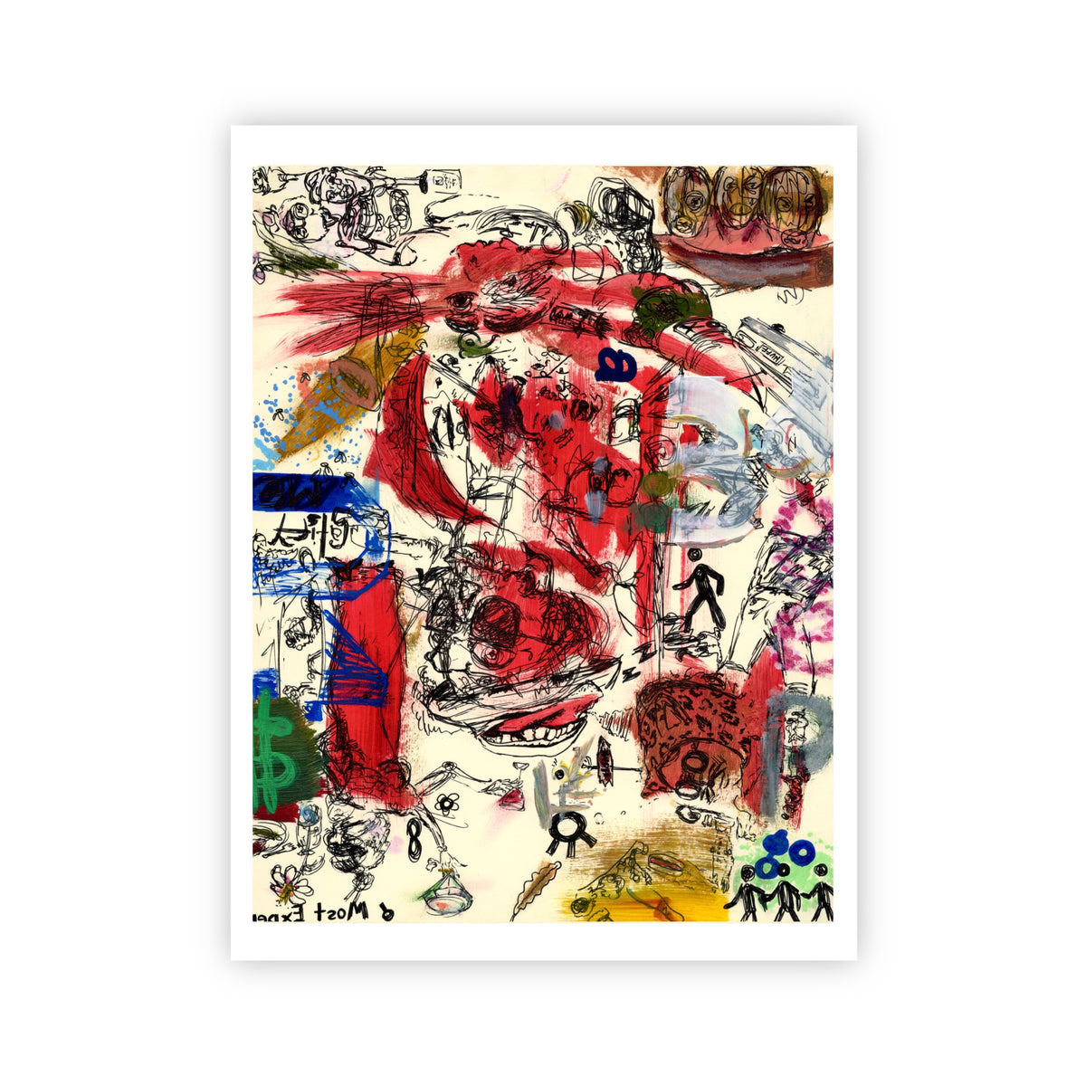 "3 Deep" Print