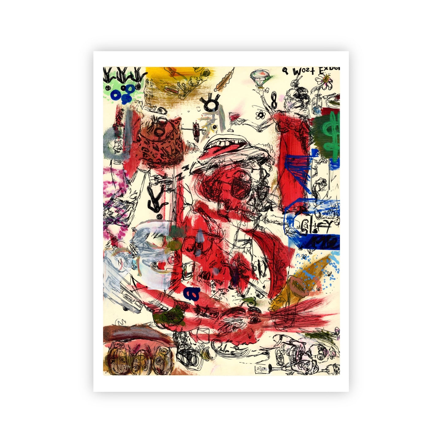 "3 Deep" Print
