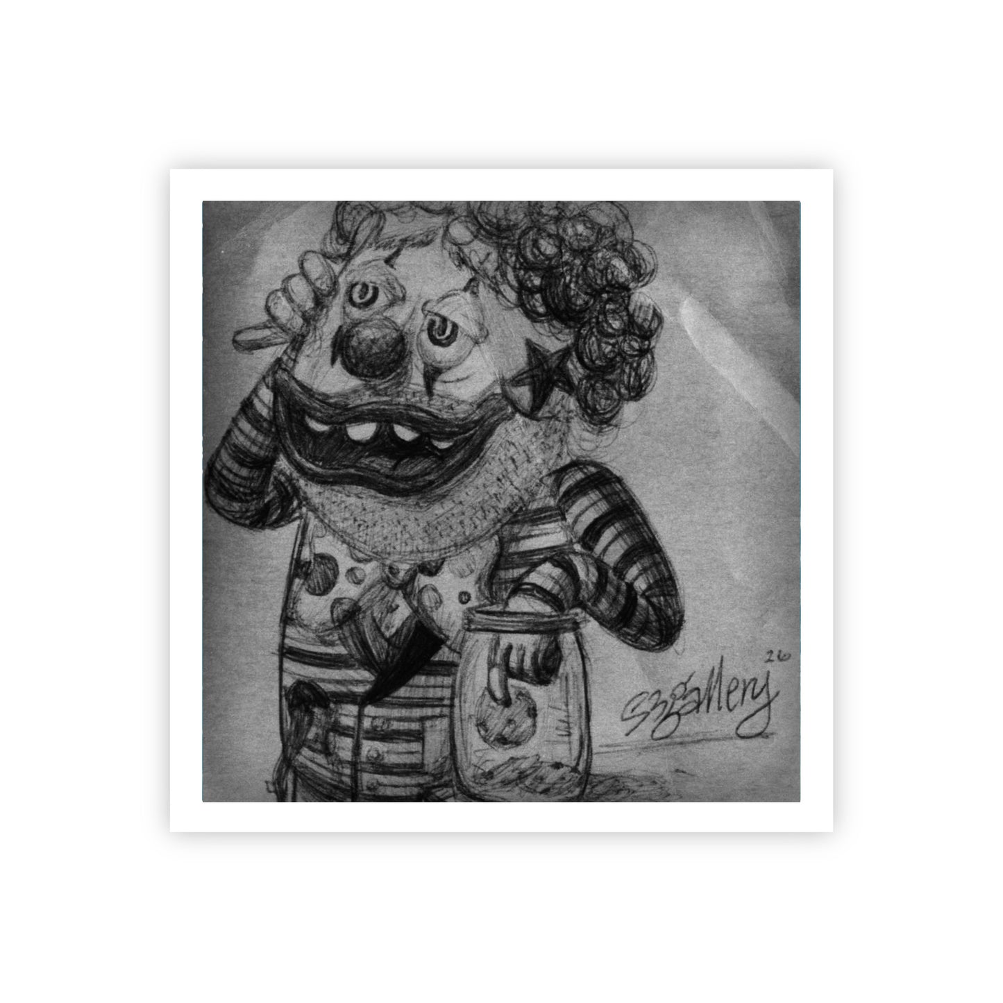 "When Clowns Get Hungry" Print