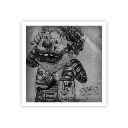 "When Clowns Get Hungry" Print