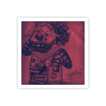 "When Clowns Get Hungry" Print